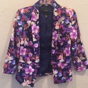Floral blazer